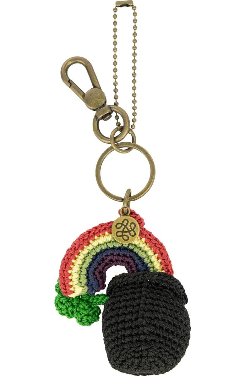 The Sak Yarnicharmz Hand Crochet Dangle - St. Patty's, Alternate, color,