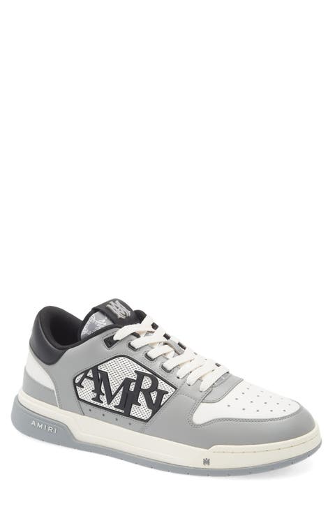 24AW new/AMIRI クラシックロートップスニーカー Sneakers White AMIRI - Classic Low Logo-Appliquéd Suede and Rubber-Trimmed
