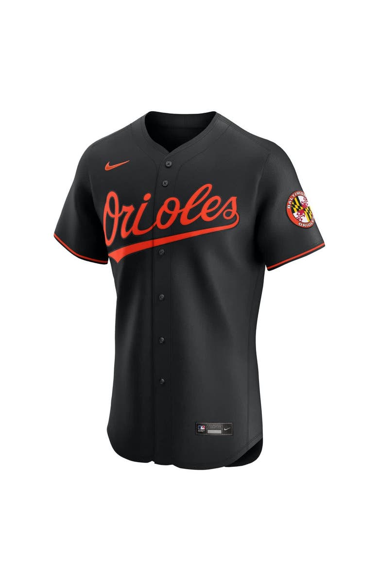 Nike Men's Nike Black Baltimore Orioles Alternate  Elite Jersey, Alternate, color, Black