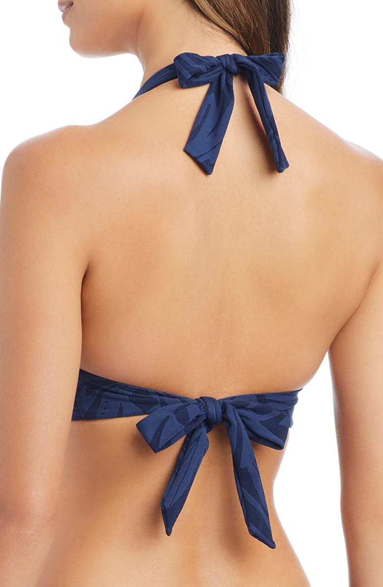BLEU by Rod Beattie Banded Halter Bikini Top, Alternate, color,
