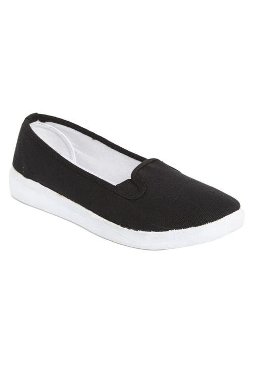 Comfortview The Dottie Slip On Sneaker In Black