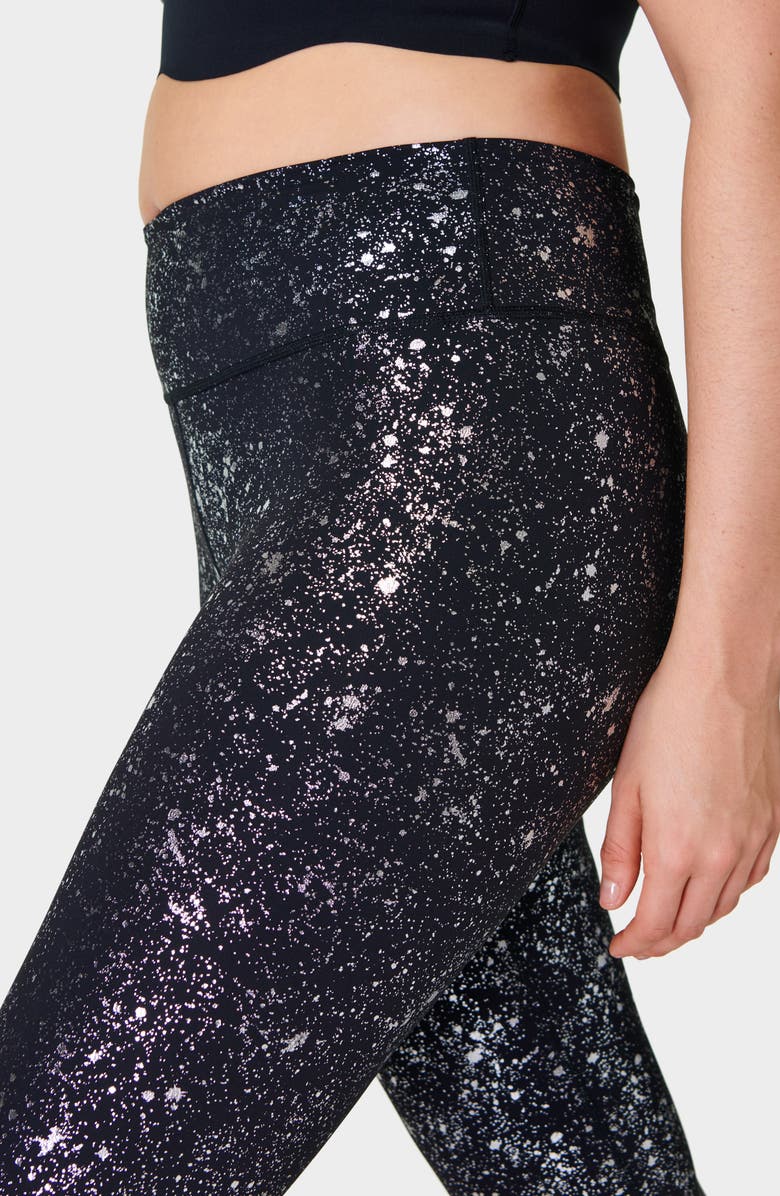 Sweaty Betty Goddess Foil Gym Leggings, Alternate, color, 