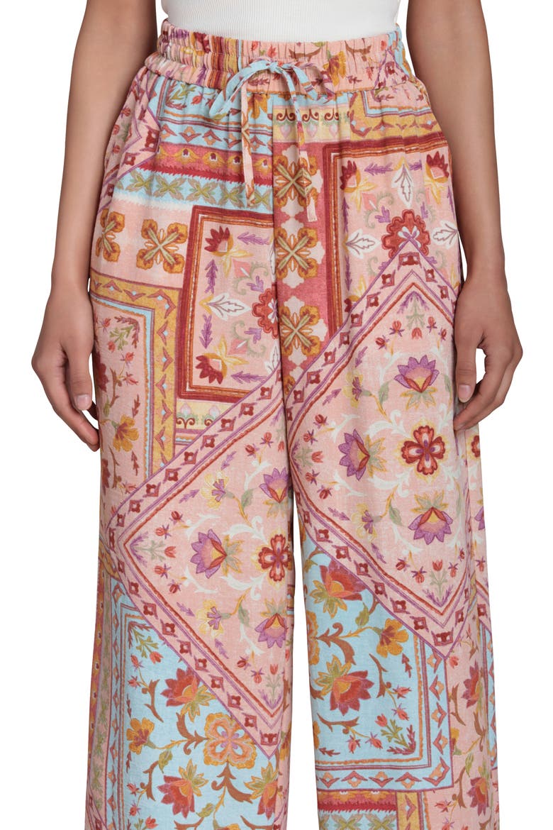 Elastic Waist Pull On Pants, Alternate, color, DE SOLE TILE