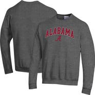 Champion Men's Champion Heather Charcoal Alabama Crimson Tide Arch Over Logo Pullover Sweatshirt