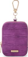 Brahmin Katelynn Croc Embossed Leather Coin Pouch