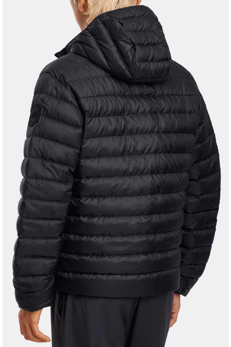 Stratus Hooded 750-Fill-Power Down Puffer Coat, Alternate, color, BLACK - NOIR