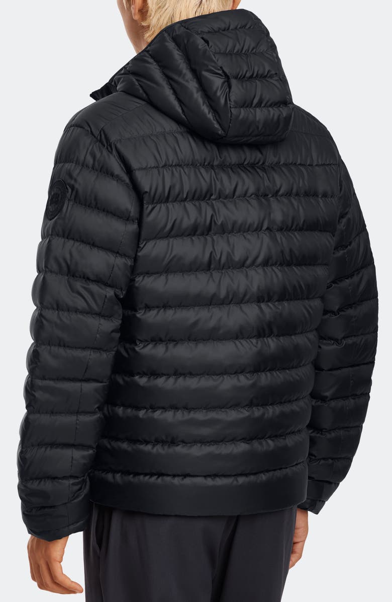 Canada Goose Stratus Hooded 750-Fill-Power Down Puffer Coat, Alternate, color, Black - Noir
