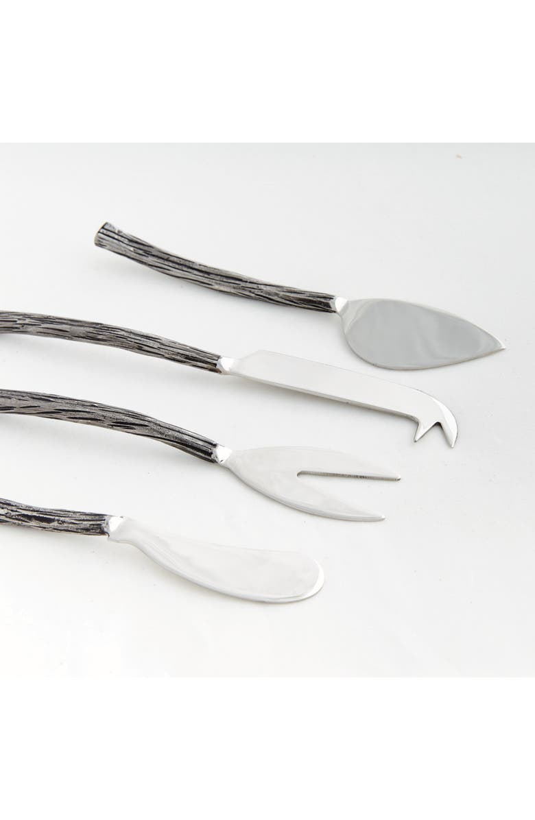Napa Home & Garden Arwell Cheese Serving Knives Set of 4, Alternate, color, Silver