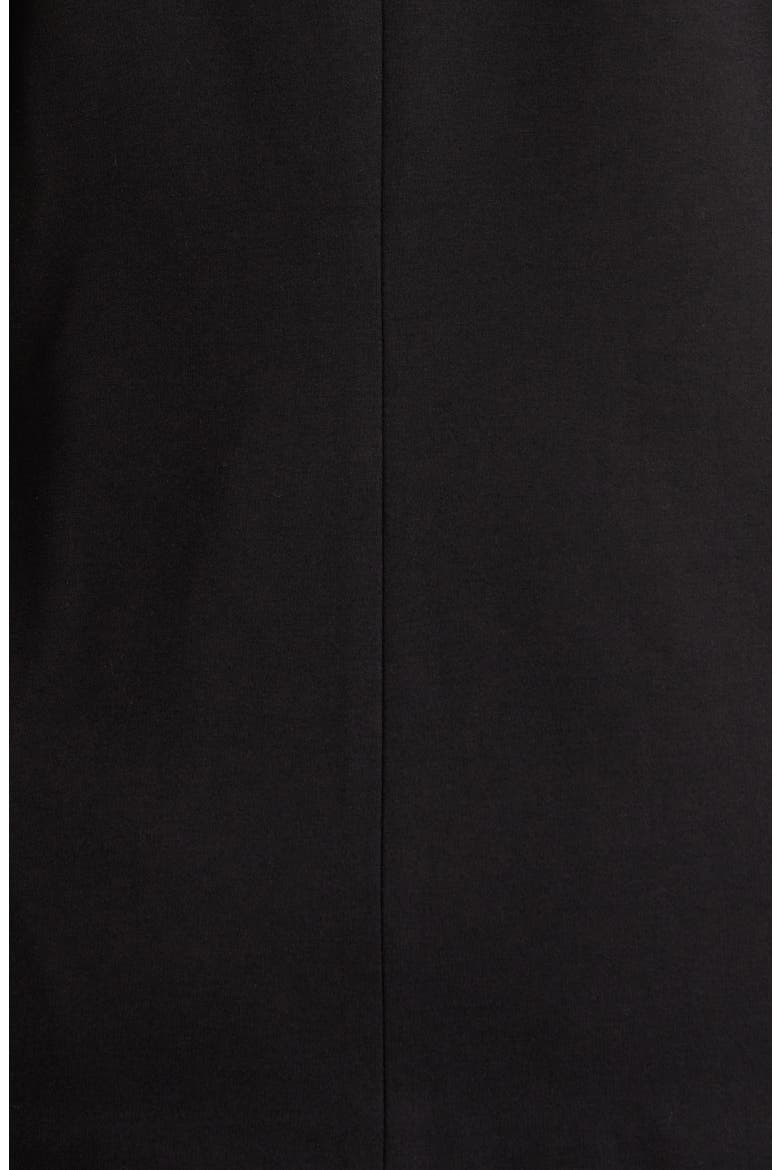 Faux Feather Cuff Two-Button Blazer, Alternate, color, ANNE BLACK