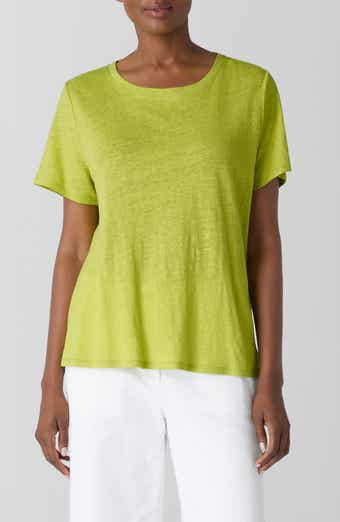 Organic Linen Crewneck T-Shirt