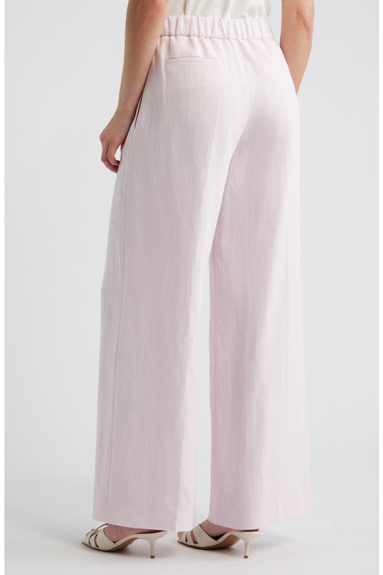Tiana Pleated Wide Leg Pants, Alternate, color, OCEAN ROSE
