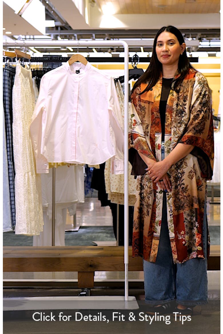 Bertyna Cotton Poplin Button-Up Shirt video
