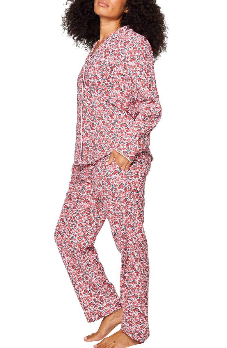 Petite Plume Fleurs des Bois Cotton Pajamas, Alternate, color, 