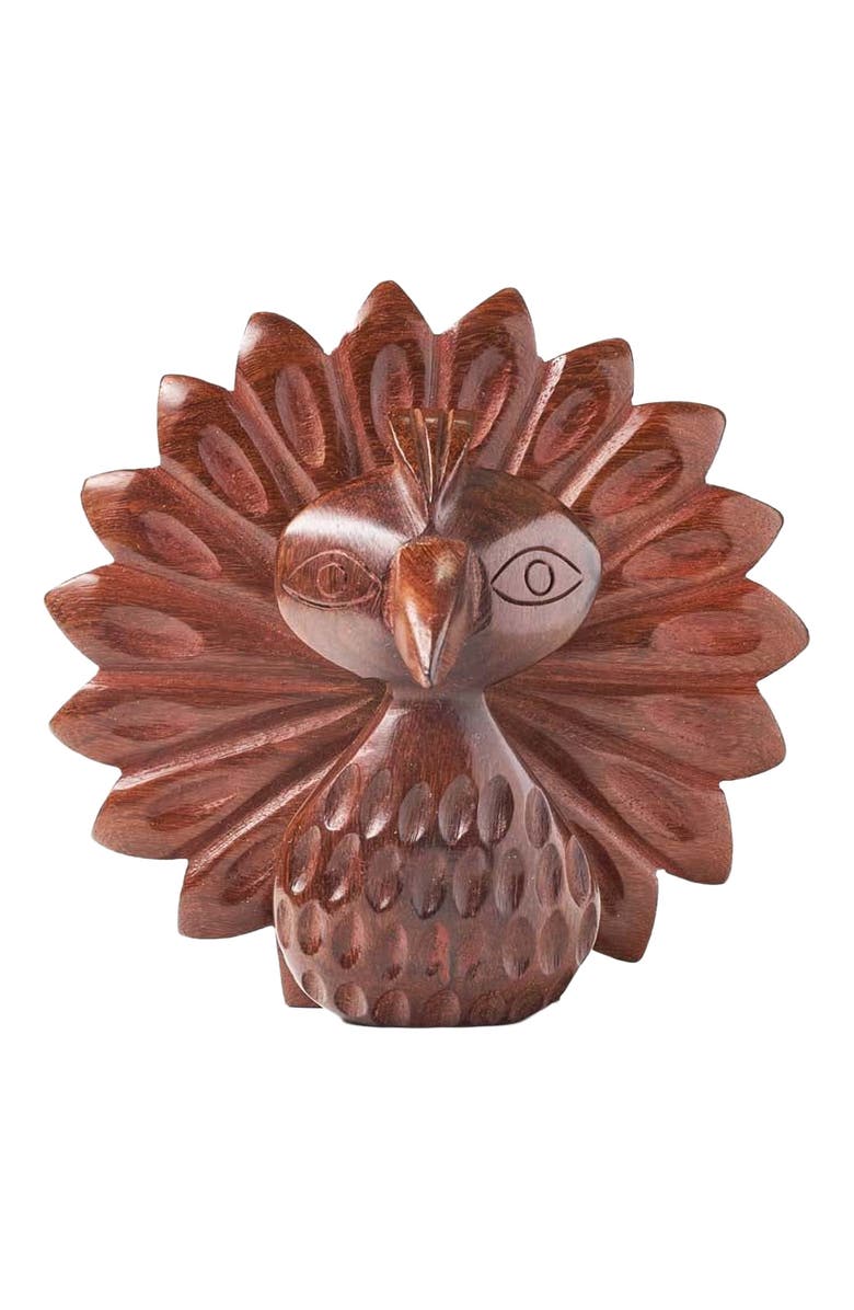 Matr Boomie Peacock Glasses Holder Stand, Alternate, color, Brown