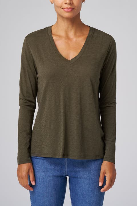 Slub Jersey Long Sleeve Tee