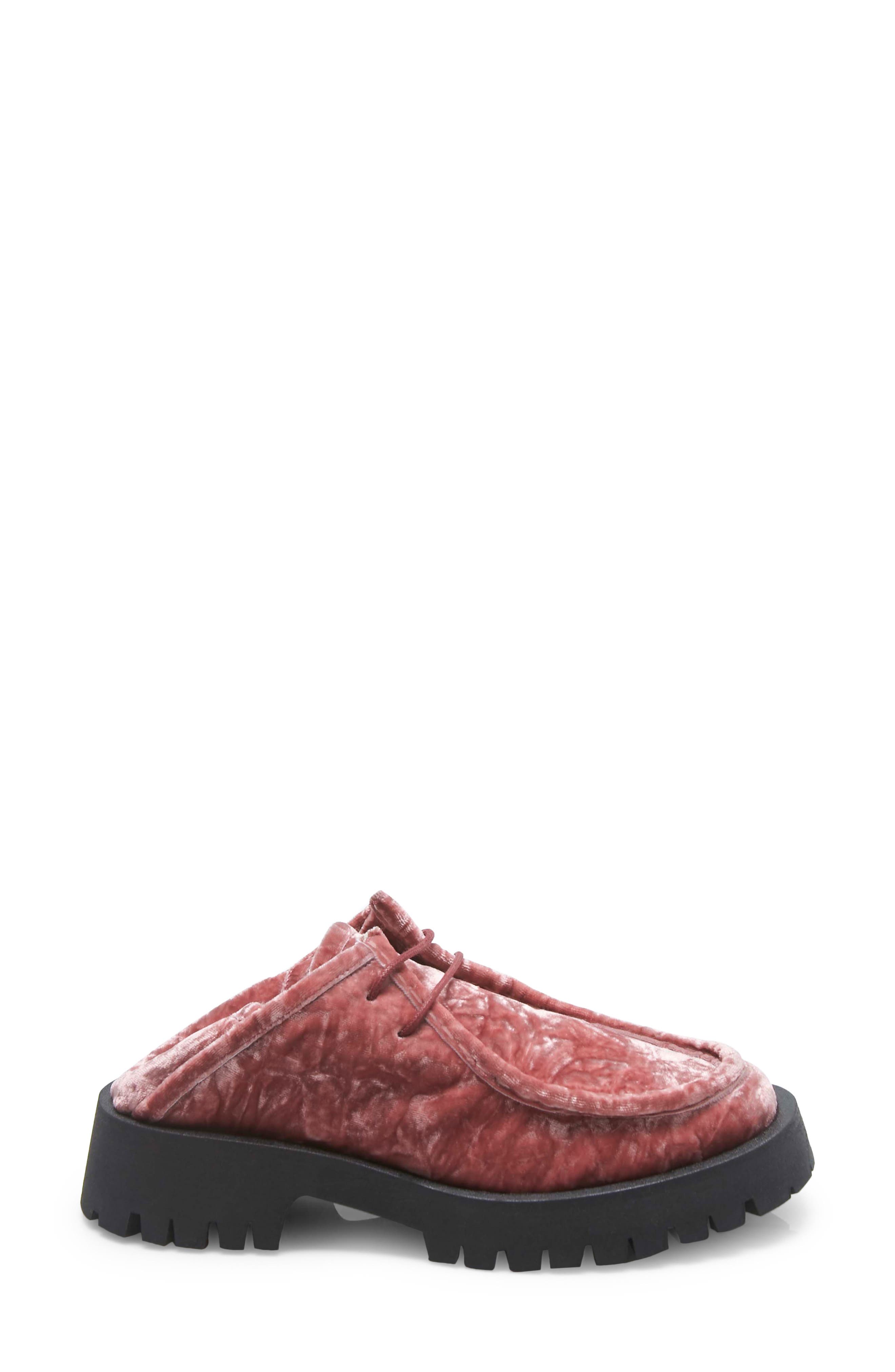 Convertible Velvet Loafer, Alternate, color, SMOKED PINK
