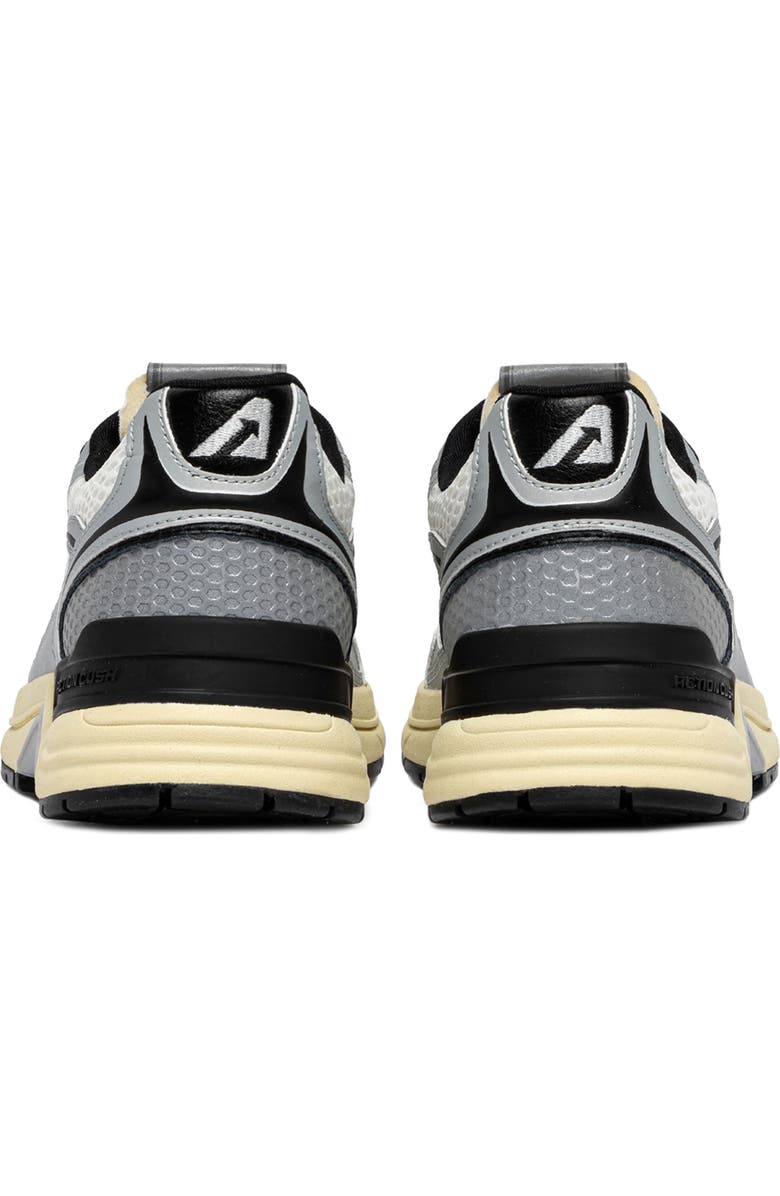 AUTRY Hyperway Low Sneaker, Alternate, color, Silver/ Black