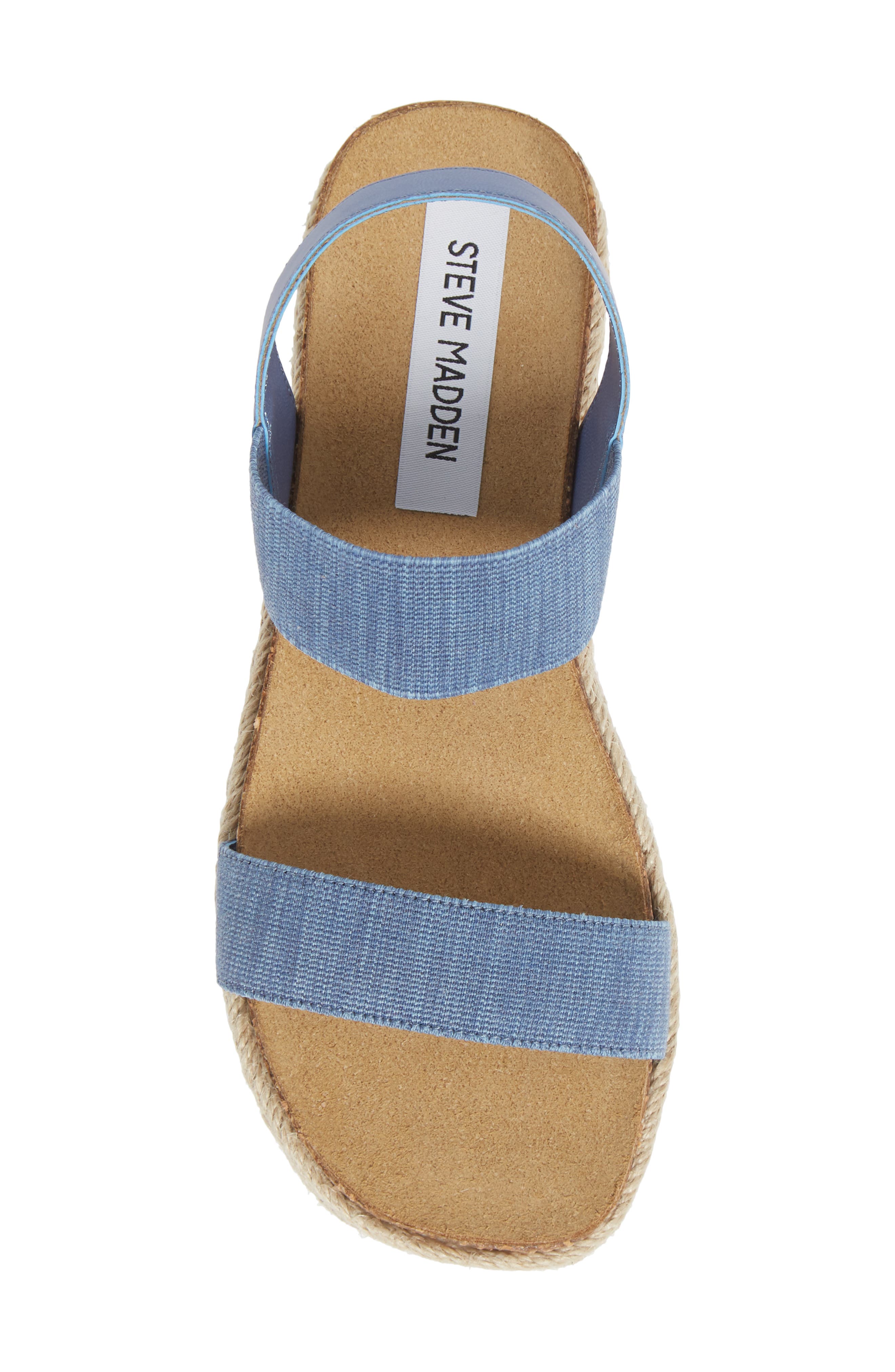 Jaklyn Espadrille Platform Sandal, Alternate, color, DENIM
