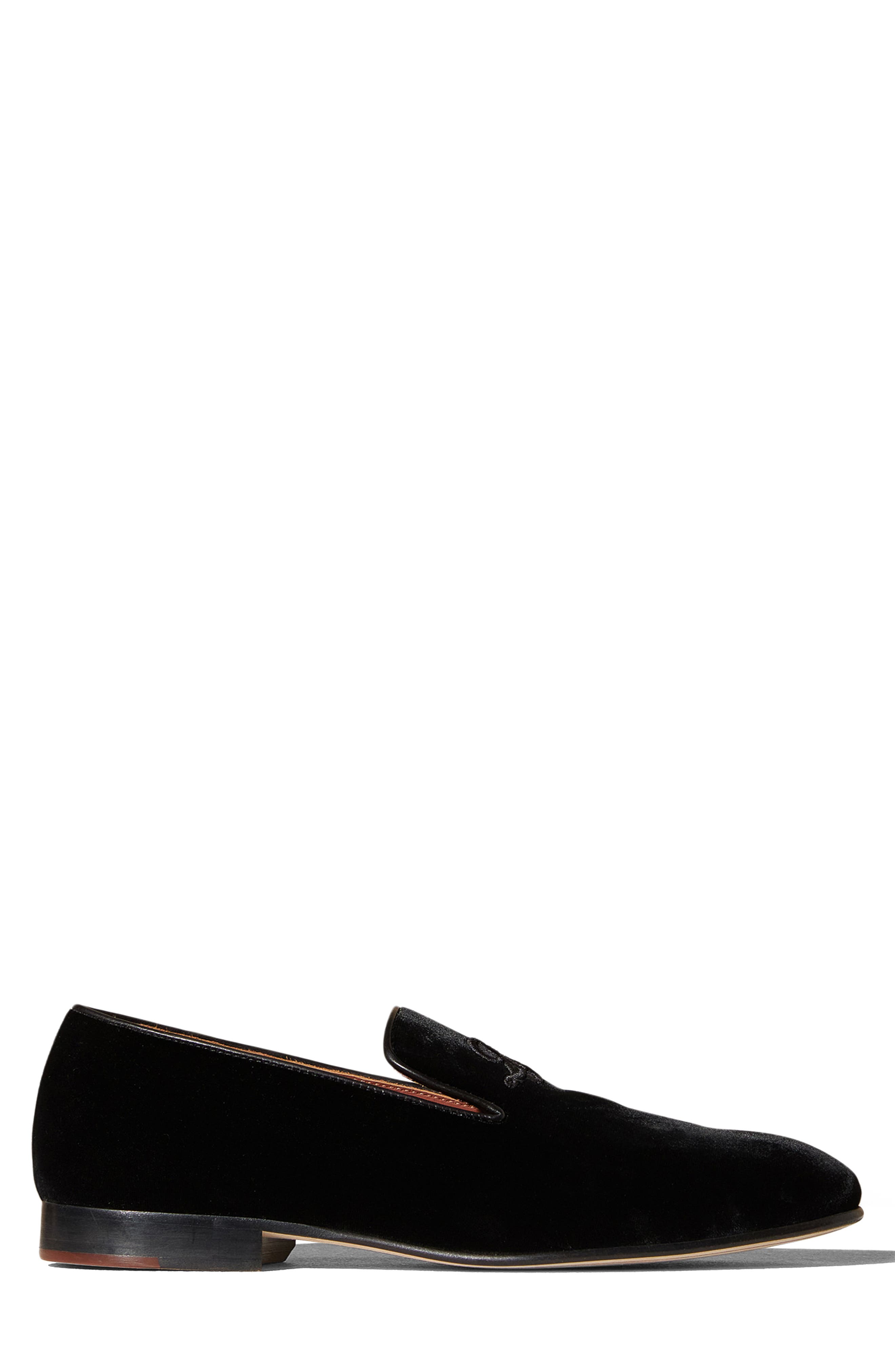 Loro Piana Logo Anagram Smoking Slipper, Alternate, color, 