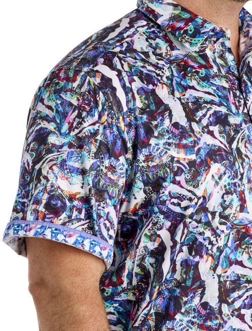 Robert Graham Dxl Big & Tall Boyd Sport Shirt In Multi