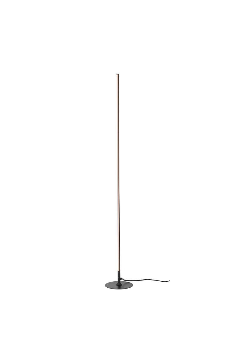 JONATHAN Y Iris 59.5" LED Integrated Floor Lamp, Main, color, Black