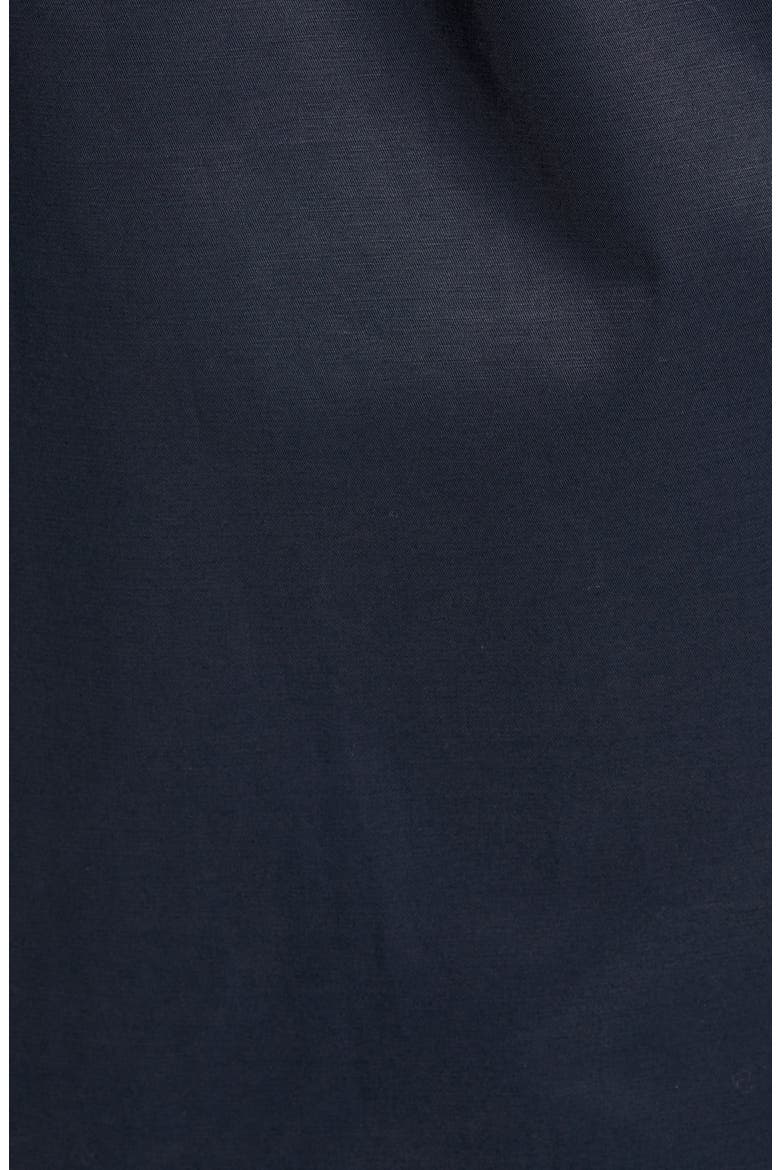 Long Hooded Raincoat, Alternate, color, DARK NAVY