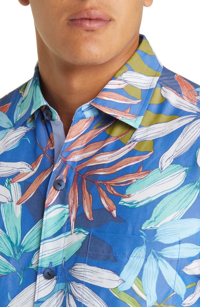 Tommy Bahama Coconut Point Tropical Tango Short Sleeve Button-Up Shirt, Alternate, color,