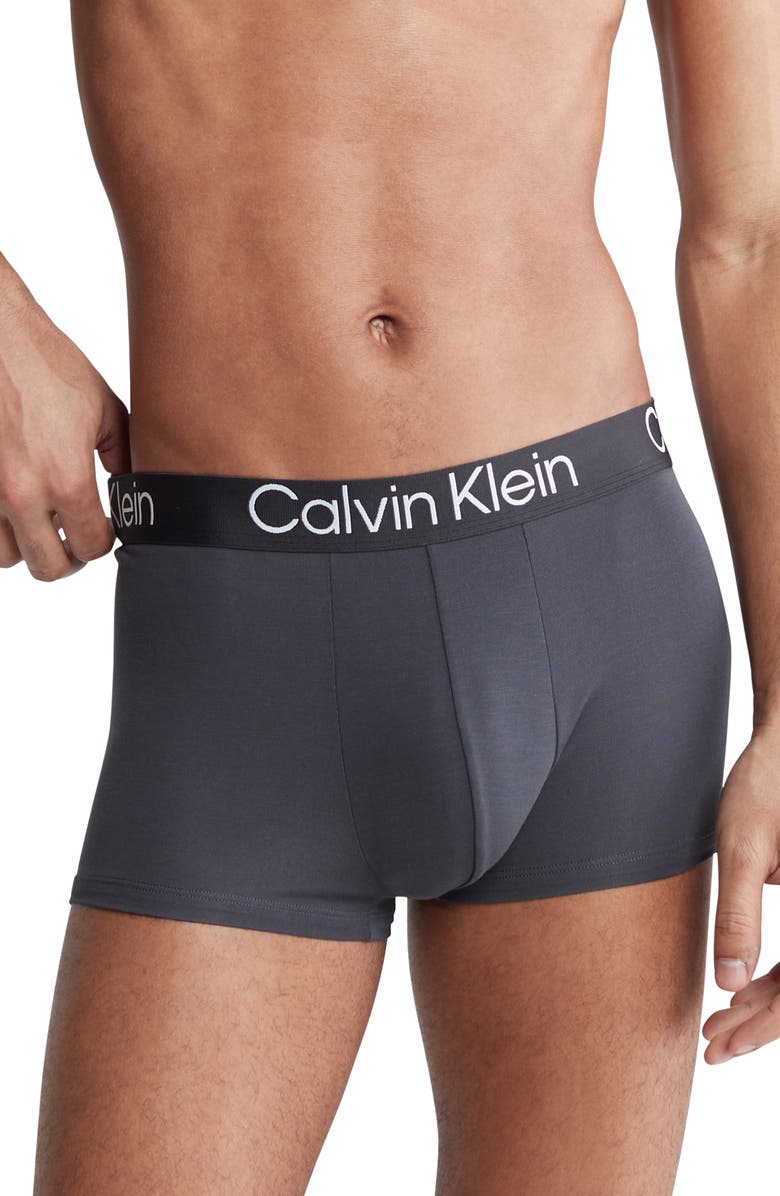 Calvin Klein Ultra-Soft Modern 3-Pack Stretch Modal Trunks, Alternate, color,