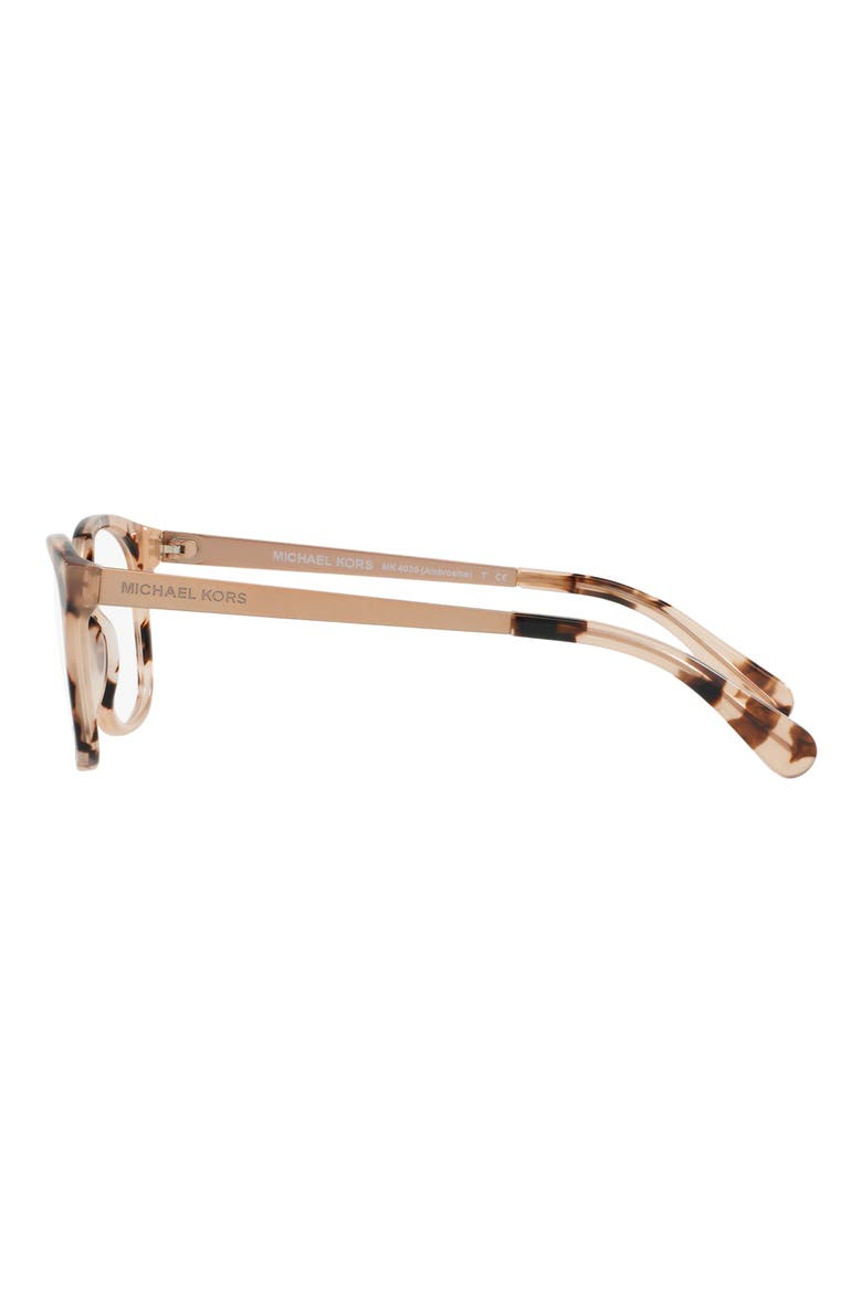 53mm Square Optical Glasses, Alternate, color, PINK TORT