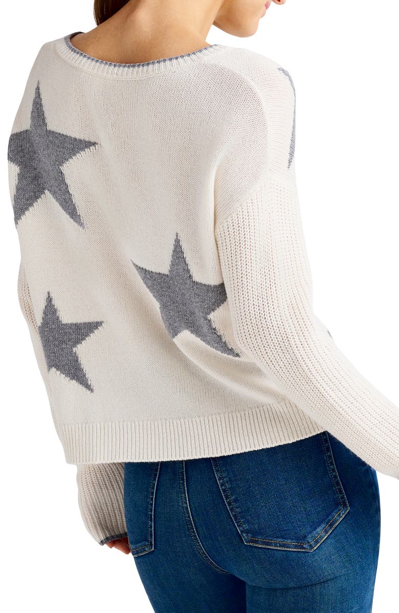 Splendid Frances Intarsia Crewneck Sweater, Alternate, color,