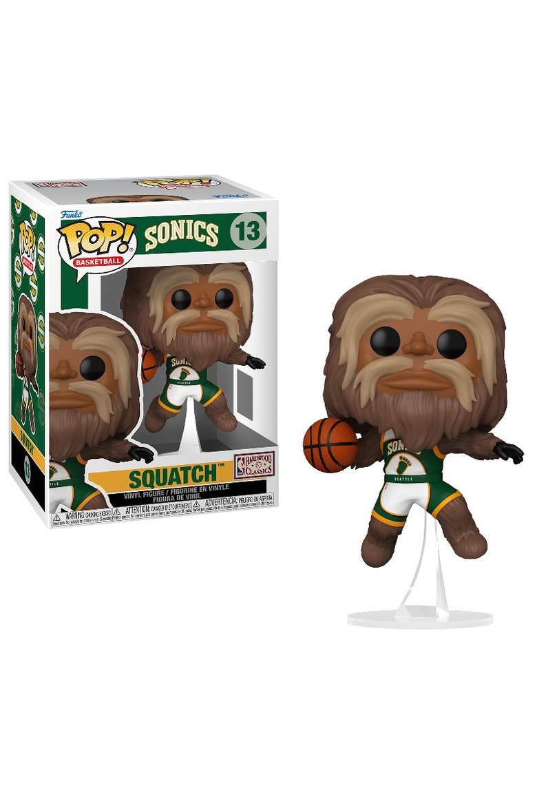 Sasquatch (Seattle Supersonics) NBA Funko Pop! Mascots, Main, color, Multi-Color