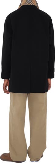 BURBERRY｜COATS (Short Camden Heritage Car Coat (8079392 Short Camden Heritage Car Coat in Coal blue - Men, Cotton