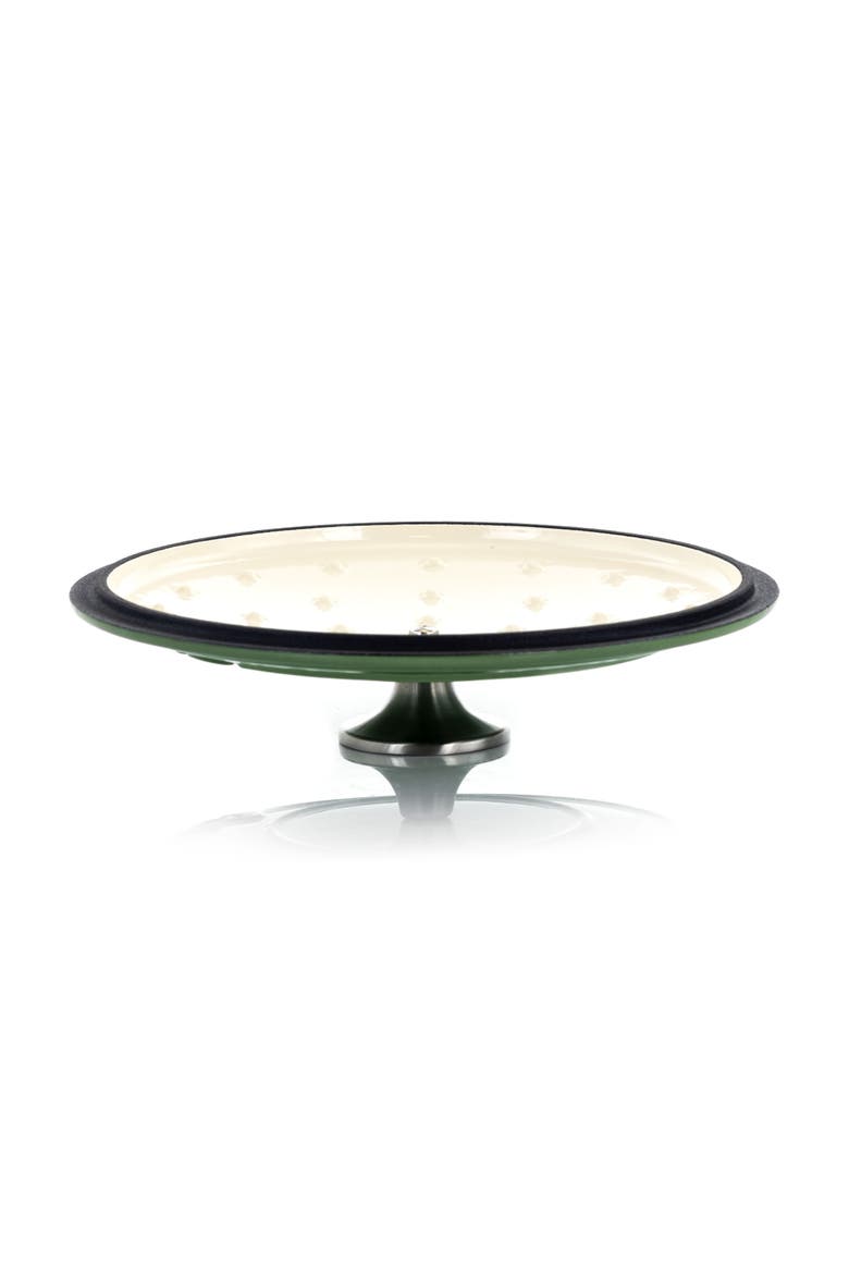 Artisan 2 Piece 3 Quarts Enameled Cast Iron Dutch Oven, Alternate, color, Pistachio Green
