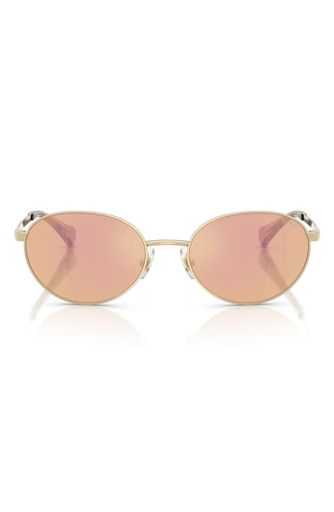 55mm Oval Sunglasses