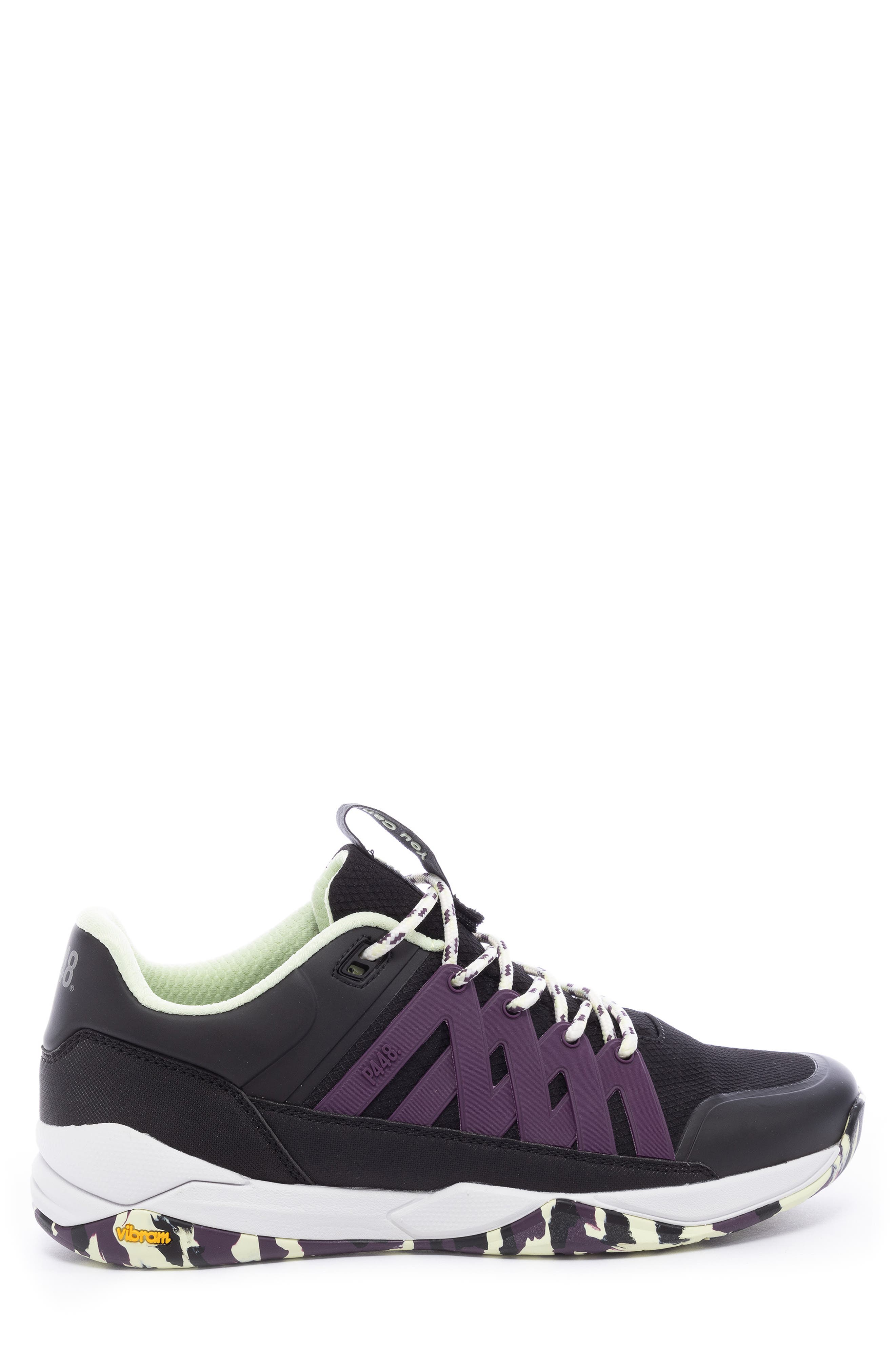 P448 Court Sneaker, Alternate, color, Black Purple