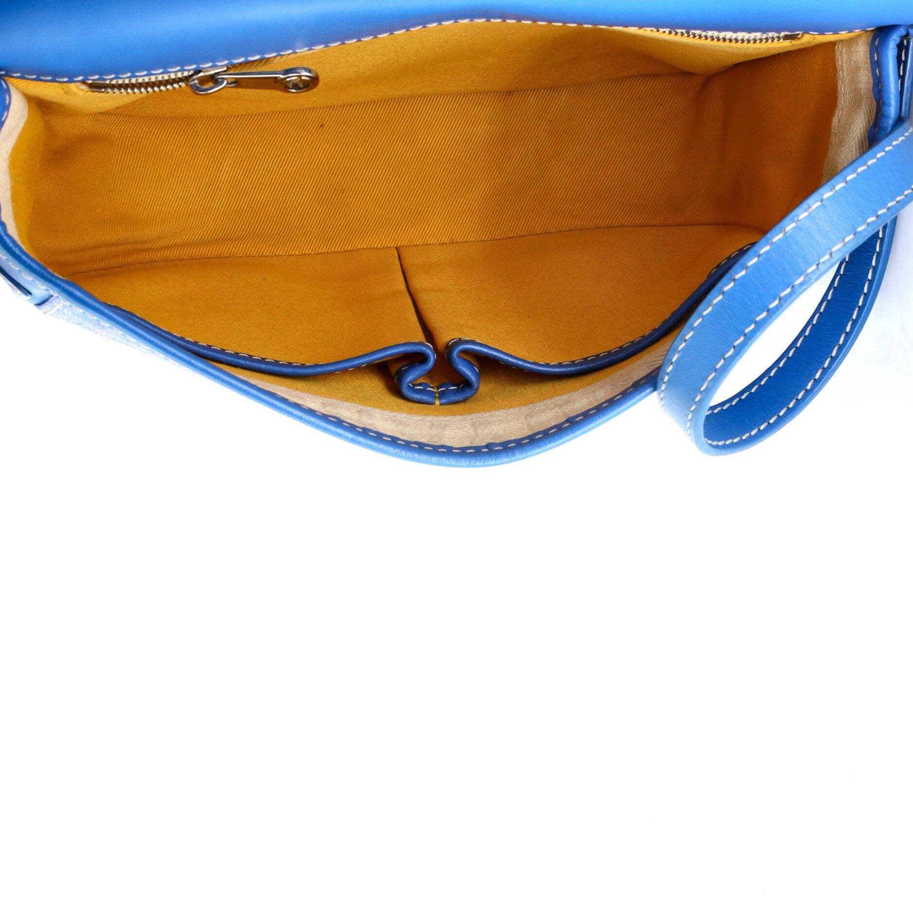 Belvedere Messenger Bag Coated Canvas with Leather PM, Alternate, color, Blue