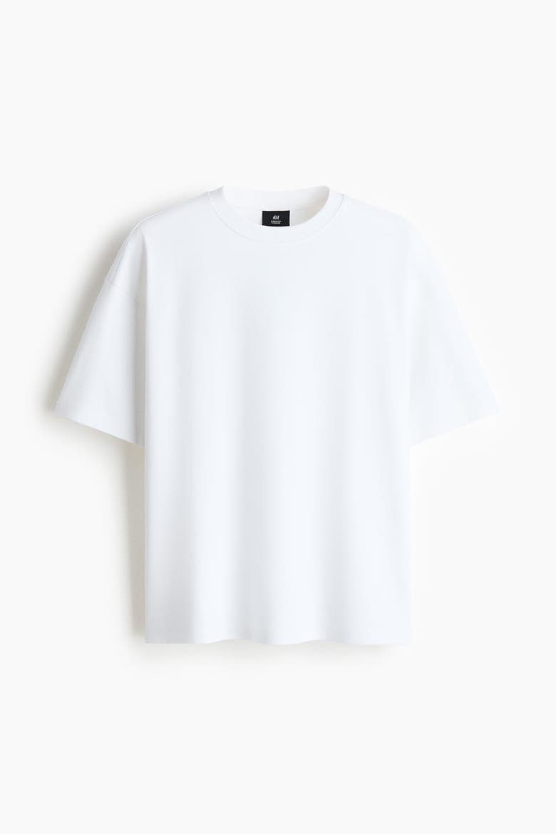 Oversized Interlock T-Shirt, Alternate, color, White