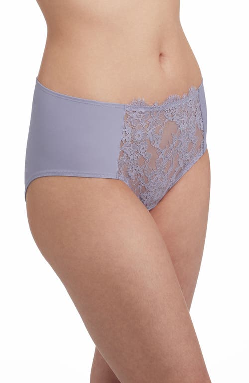 Skarlett Blue Entice Front Lace Brief In Purple