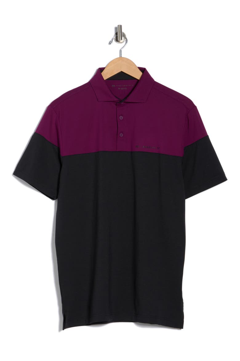 Pushback Knit Polo, Alternate, color, BLACK