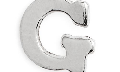 Nashelle Initial Pendant Necklace In Sterling Silver - G