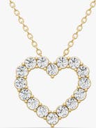 SEREIA OFFICIAL 14K Gold 2 ct with Lab Diamonds Sereia's Heart Pendant