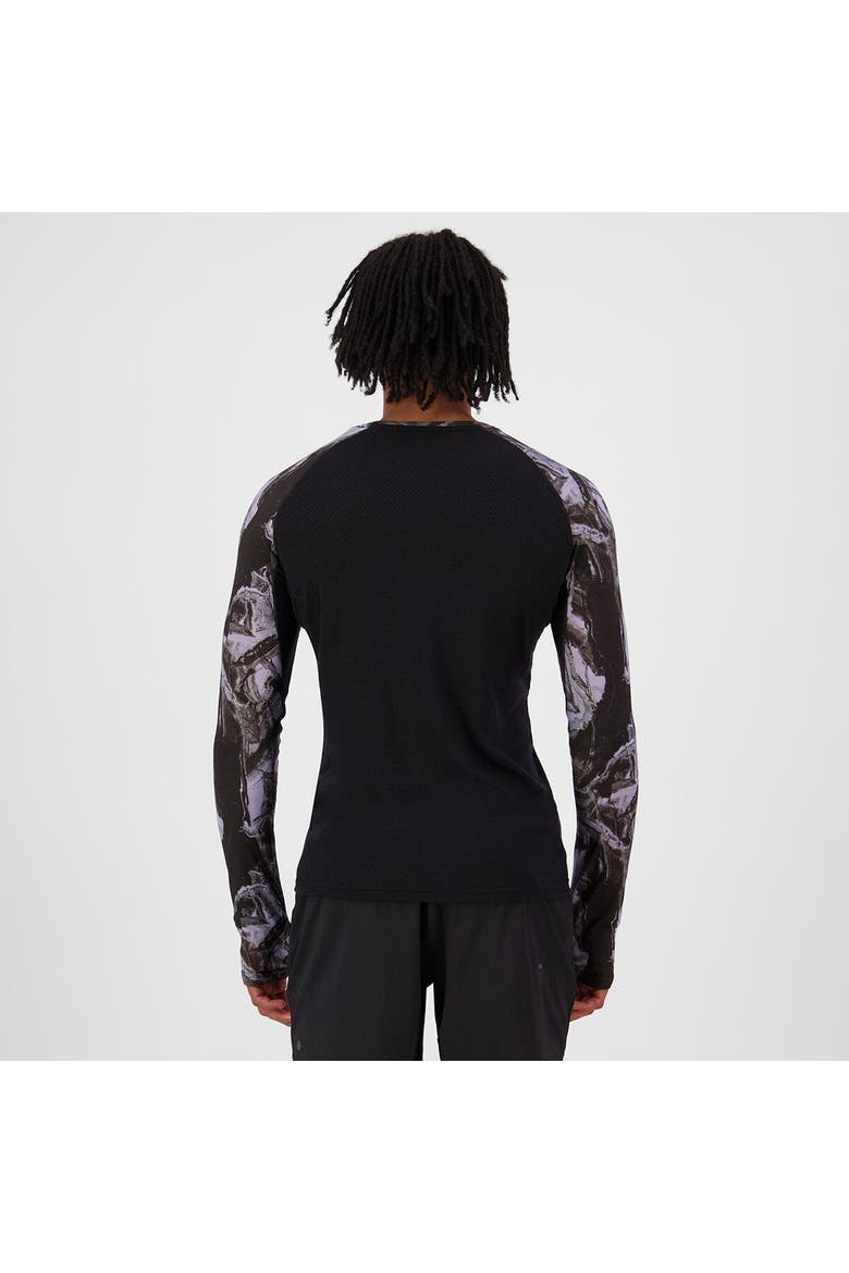 Temple Merino Long-Sleeve Shirt - Men's, Alternate, color, Rock Camo/Black