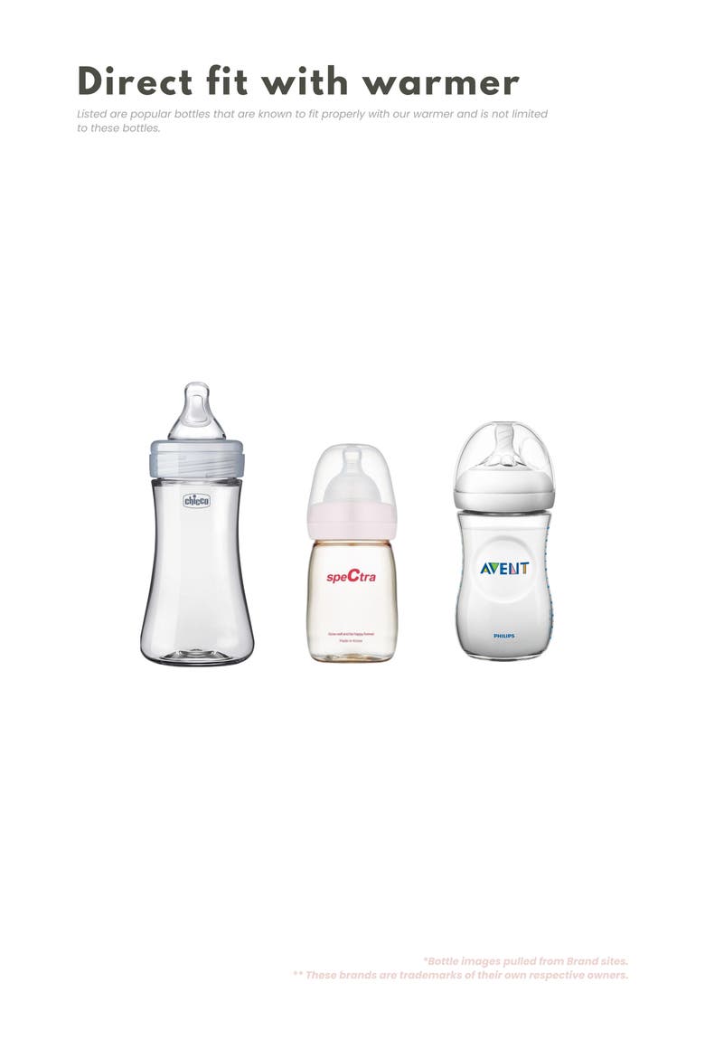 3.0 Portable Bottle Warmer Pro with MAM Adapter, Alternate, color, WHITE