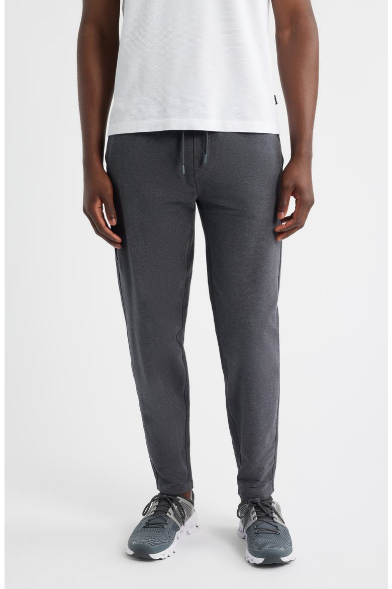 Ace Stretch Cotton French Terry Sweatpants, Main, color, CHARCOAL HEATHER