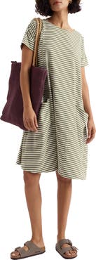 Seasalt Cornwall Mill Pool Stripe Organic Cotton Swing Dress