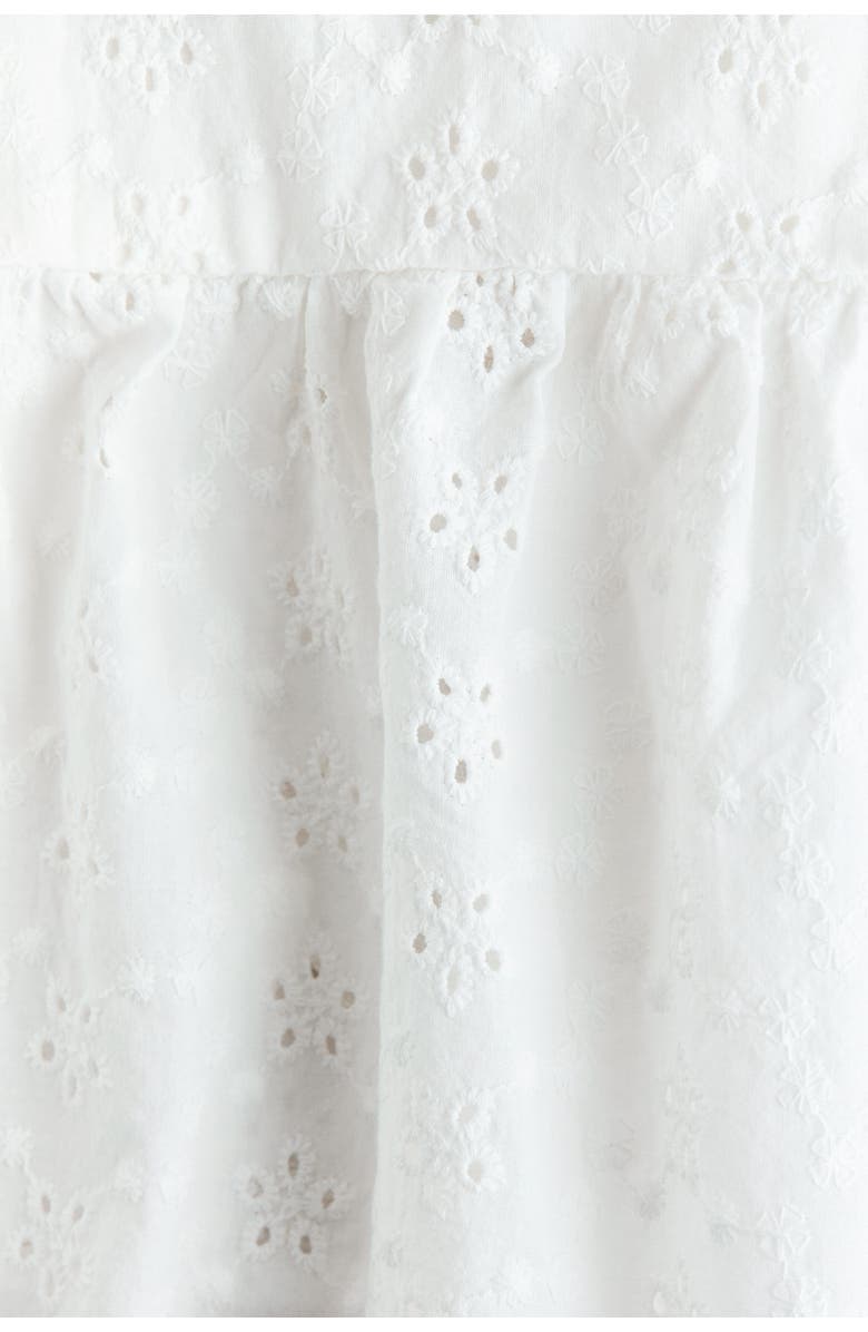 H&M Peplum strappy top, Alternate, color, White