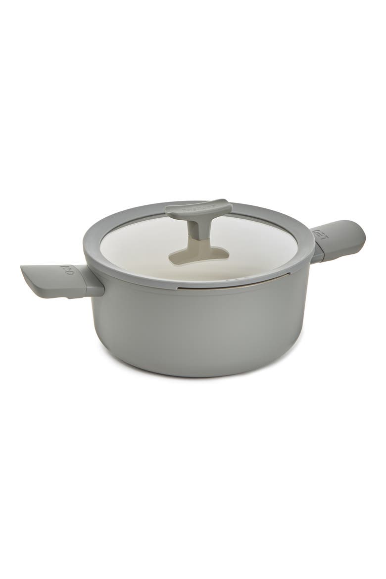 Leo Balance 4.6-Quart Stock Pot, Main, color, MOON MIST
