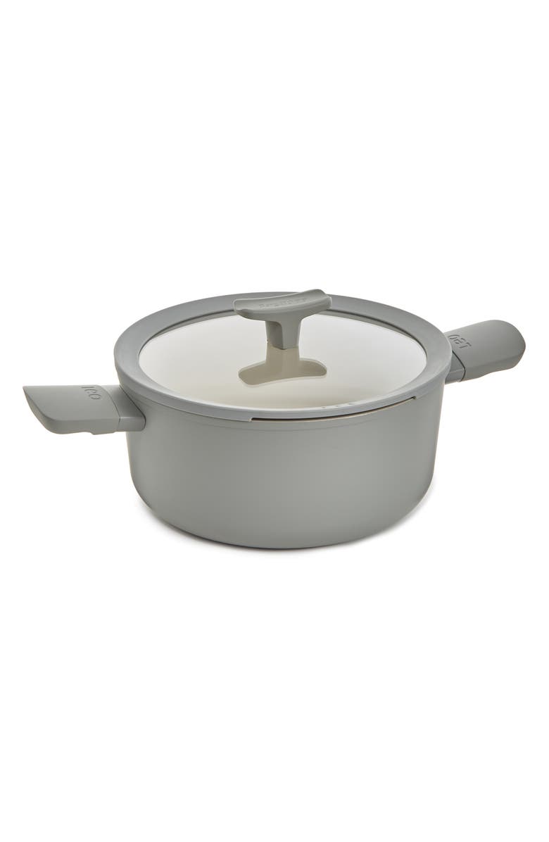 BergHOFF Leo Balance 4.6-Quart Stock Pot, Main, color, Moon Mist