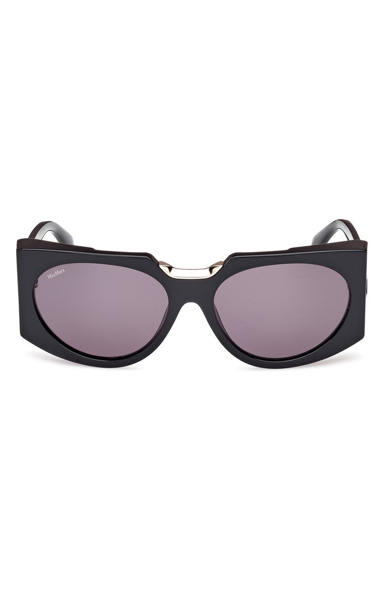 Max Mara 59mm Round Sunglasses, Main, color,