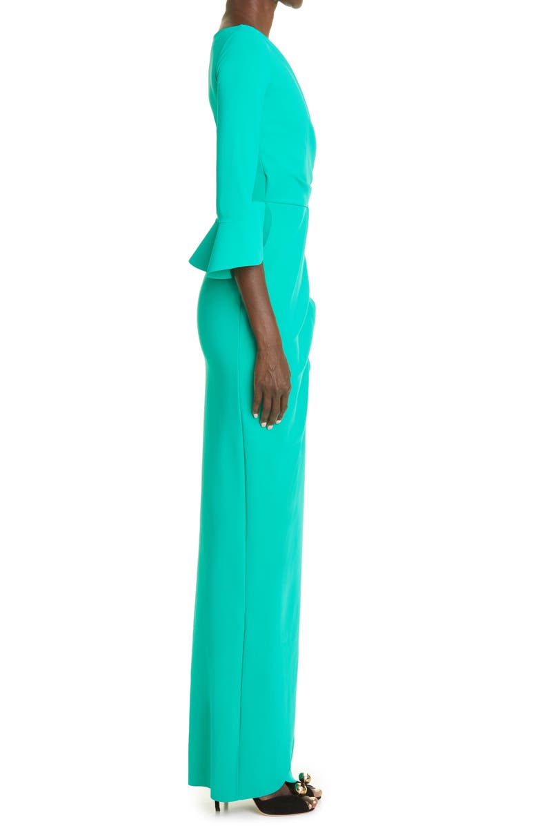Chiara Boni La Petite Robe 'Zalfa' Jersey Faux Wrap Gown, Alternate, color,
